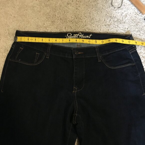 Old Navy Dark Navy Blue Sweetheart Jeans - Picture 12 of 16